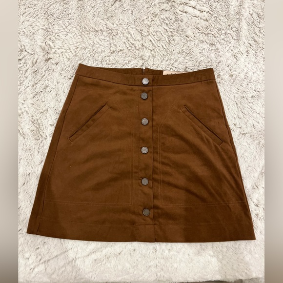 Jolt Buttoned Skirt - Picture 1 of 4